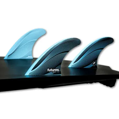Image de FUTURES Thruster Fin Set R4 Legacy Rake S