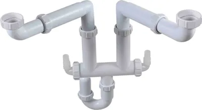 Produktbild von Togo Lo DUBSIF Doppel-Siphon weiß