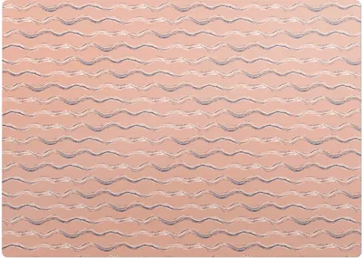 Produktbild von Wellenförmige Pastelllinien – Bodenschutzmatte – Rutschfest – Schutzmatte für Büro – Vinylmatte – Stuhlunterlage – 140 x 100 cm