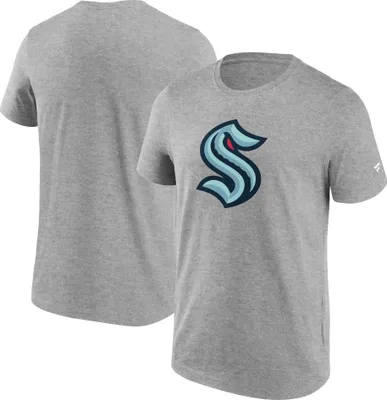 Produktbild von Herren-T-Shirt Seattle Kraken NHL Primary Logo Graphic T-Shirt Sport Gray Heather Herren-T-Shirt mit Seattle Kraken NHL-Logo, Sportgrau meliert, Größe: L