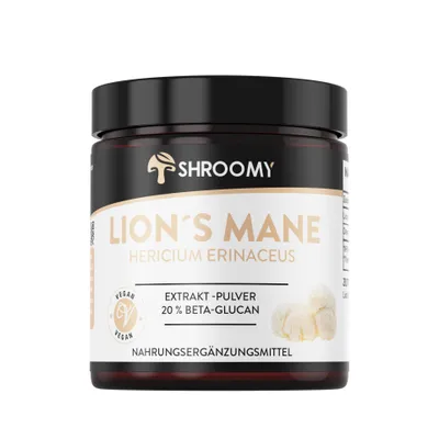 Produktbild von SHROOMY Lions Mane Extrakt Pulver