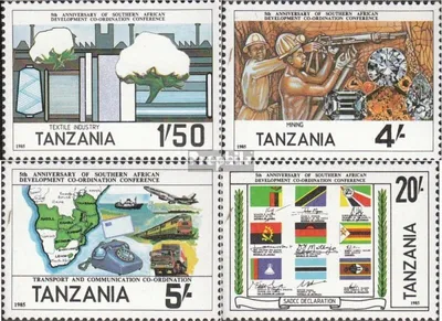 Produktbild von Briefmarken Tansania 1985 Mi 254-257 (kompl.Ausg.) postfrisch Entwicklungsgemeinschaft