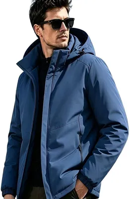 Productafbeelding van Currero Winterjas Heren Marineblauw XXL