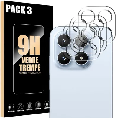 Image de 3x Verre Trempé Caméra Arrière pour Xiaomi 17, Protection Antichoc Anti-Rayures 9H