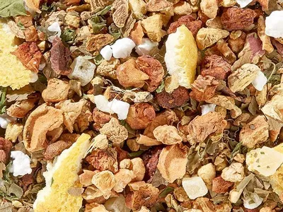 Produktbild von Früchteteemischung Ingwer-Basilikum-Zitrone aromatisiert
