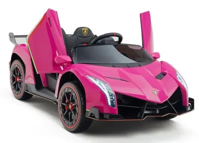 Produktbild von Lamborghini Veneno - Kinder Elektroauto - 12V - mit Fernbedienung - 2-Sitzer - 4x4 - Rosa