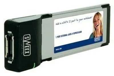 Produktbild von Sweex 1 Port External SATA II Express Card