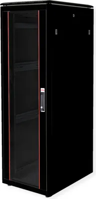 Productafbeelding van ROLINE netwerkserverkast, 48,26 cm, 19 inch, 36 HE, 600x800 mm (breedte x diepte), zwarte glazen deur