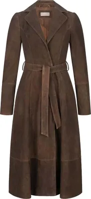Produktbild von Trachtenmantel Massai Mara Ledermantel braun 40