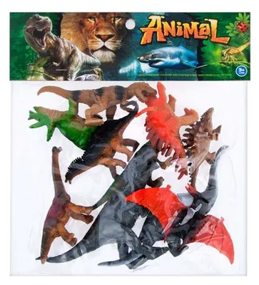 Produktbild von Dinosaurier Figuren Satz von 10pcs 25x29cm Mega Creative
