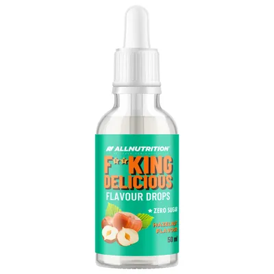 Produktbild von ALLNUTRITION FITKING DELICIOUS FLAVOUR DROPS 50ml Haselnuss