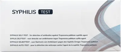 Produktbild von Syphilis Test - The Tester®, Syphilis Selbsttest, Ergebnis in 15 Minuten - Zuverlässig & Präzise - Leichte Anwendung