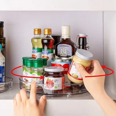 Produktbild von Famanu Kühlschrank Organizer - Transparente Aufbewahrungsbox - 23 x 5 cm