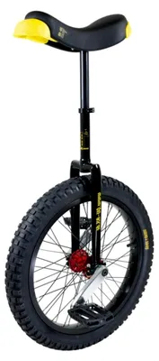 Produktbild von Einrad Muni Starter 20" schwarz mit Alufelge und schwarzem Reifen