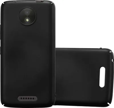 Immagine prodotto di Cadorabo cover per Motorola MOTO C cover protettiva in nero custodia rigida custodia cover per telefono cellulare