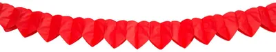 Zdjęcie produktu dla Girlanda papierowa Serca - 200 cm - 1 szt.