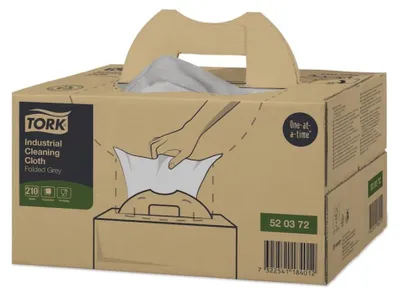 Obrázek produktu pro Tork 520372, Papír, Šedá, 355 mm, 210 kusů, 238 mm, 374 mm