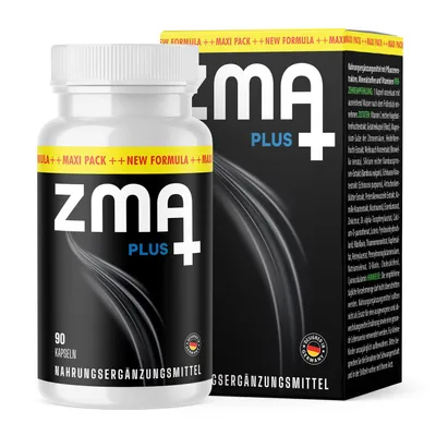 Produktbild von ZMA Plus Kapseln | reich an Vitaminen & Mineralstoffen | & Reinheit | Inhalt 90 Kapseln
