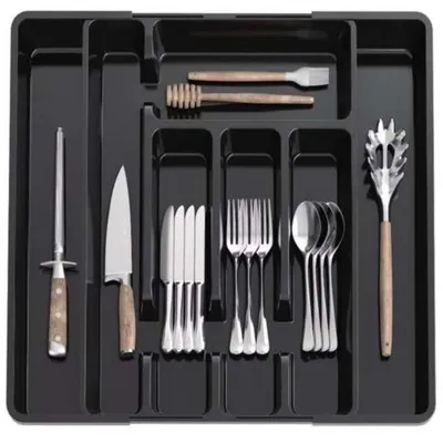 Imagen del producto de Organizador de cajón de plástico, con 5 a 7 compartimentos