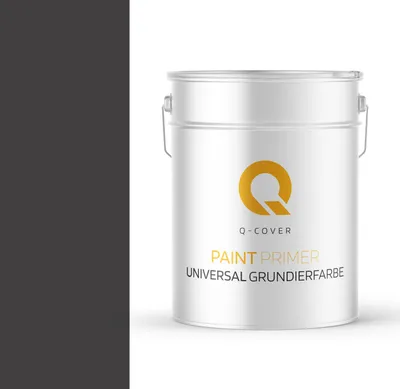 Produktbild von Universal Grundierfarbe | Grundiermittel für Innen Außen | Acrylat Dispersion | Schwarz 10L