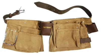 Werkzeuggürtel AWTOOLS PAS DEKARSKI PROF 11 mit Ledertasche 60x22 cm