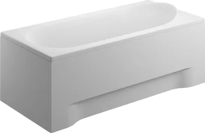 Produktbild von Aqua For You | Polimat Badewanne Rechteckig - 160x75cm - Weiße Verkleidung - Siphon Inklusive – Füße - mit Verkleidung