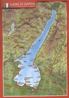 Produktbild von Reliefpostkarte Gardasee