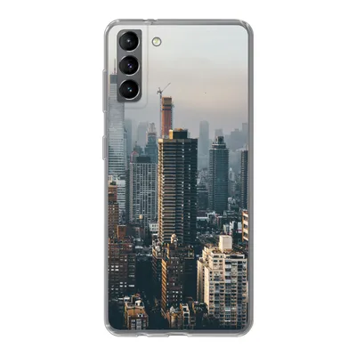 Produktbild von MuchoWow® Handyhülle Schutzhülle Hülle für Samsung Galaxy S21 Plus New York - Skyline - Amerika Silikon Softcase Handy Hülle - Handy-Tasche