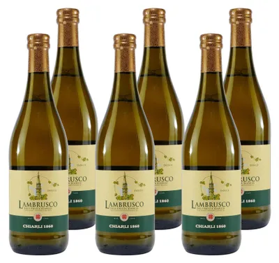 Produktbild von Chiarli Lambrusco Bianco IGP -lieblich- (6 x 0,75L)