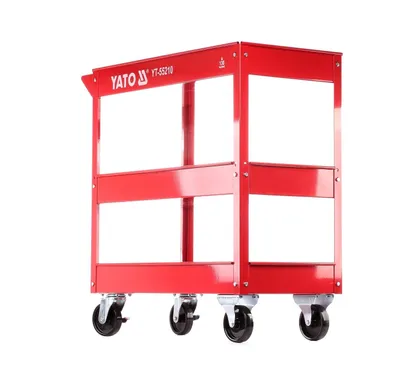 Produktbild von Yato YT-55210, Stahl, Rot, 130 kg, 3 Regale, 10 cm, Fixed, Drehring