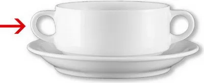 Produktbild von 6x Suppentasse Obere 0,35 ltr Tellerset, Speiseteller