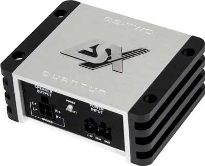 Immagine prodotto di ESX QUANTUM QS-TWO-ISO: Mini amplificatore digitale a 2 canali con cablaggio ISO-T
