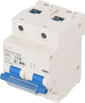 Obrázek produktu pro 2P Mini jistič 10KA s vypínací kapacitou Solární fotovoltaický systém Malý jistič 80A DC1000V Modrý spínač
