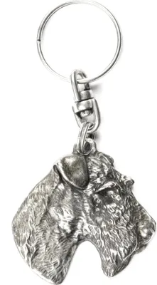 Produktbild von Fox Terrier Drahthaar, Foxterrier - Versilberte Hund Anhänger, Handtasche Dekoration, Rucksack-Anhänger von Art-Dog Marke