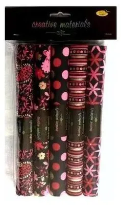 Obrázok produktu pre Ručne vyrobený papier v indickom štýle Bindu, 25 x 35 cm, 5 listov