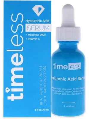Produktbild von Gesichtsserum, Timeless, Hyaluronsäure & Vitamin C, Strahlkraft, glatte Hautstruktur, 28 g