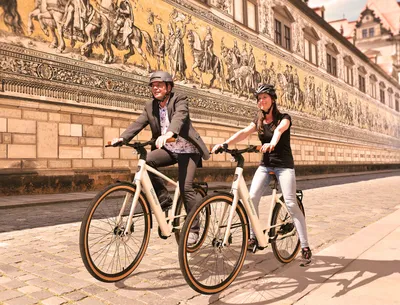Produktbild von SachsenRAD Urban City E-Bike C3M Roma, mit Riemenantrieb Drehmomentsensor, Ultraleicht 16kg, 28 Zoll Citybike Lenker vollintegriertes, Elektrorad