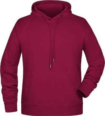 Produktbild von Men's Hoody Kapuzensweat mit Raglanärmeln wine, Gr. 5XL