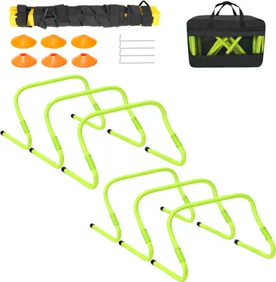 Produktbild von Yakimz Koordinationsleiter Fußball Speed-Agility-Trainingsset Fitnessleiter  Agility-Leiter  Beweglichkeitstrainingsset Trainingszubehör Koordinationsleiter Trainingsleiter 42cm