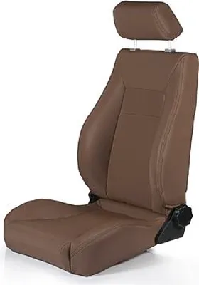 Zdjęcie produktu dla Fotel sportowy przedni brązowy Fotel Spice Jeep CJ 76-86 Wrangler YJ TJ 87-06