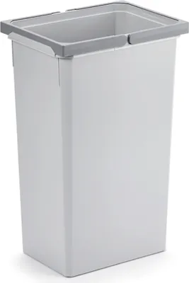 Zdjęcie produktu dla Pojemnik systemowy Cox®, pojemnik na odpady do szuflad przednich, jasnoszary, 35 litrów