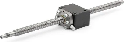 Produktbild von SET: Kugelumlaufspindel SFU1204-DM 235mm mit Spindelmutterblock für Easy-Mechatronics System 1216A - L200