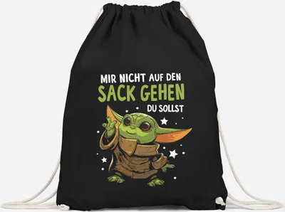 Zdjęcie produktu dla Worek gimnastyczny z napisem funny baby don't get on my nerves you should print worek gimnastyczny Moonworks® czarny unisize
