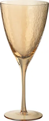 Produktbild von J-Line Weinglas Glas Goldfarben