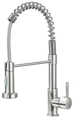 Produktbild von Küchenarmatur, ausziehbarer Sprühkopf, Einhebelsteuerung, Nickel