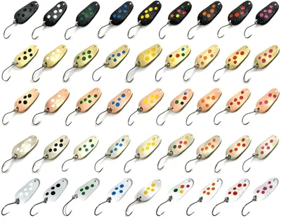 Produktbild von Troutwerk Spoon 3g 2,8cm - Forellenblinker, Troutwerk Farbe:schwarz/weiße Punkte