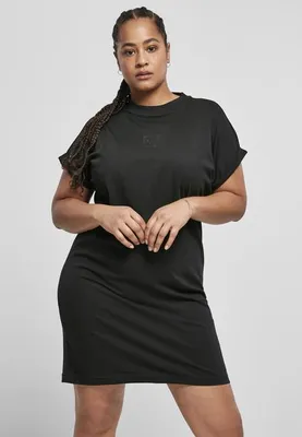 Produktbild von Urban Classics Ladies - Cut-On-Sleeve Printed Kleid - XS