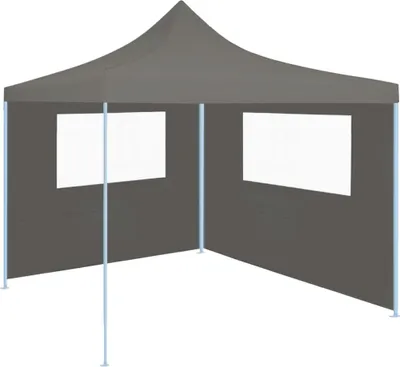 Obrázok produktu pre vidaXL Pavilón Bočná stena s oknami 4x2 m antracitová