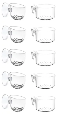 Image de Lot de 10 supports pour plantes d'aquarium avec ventouses