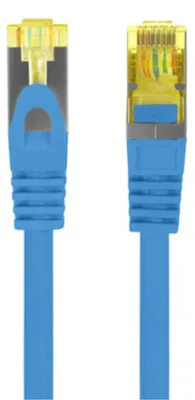 Produktbild von Lanberg PCF6A-10CU, 0,5 m, Cat6a, S/FTP (S-STP), RJ-45, RJ-45, Blau